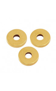 DQ metal disc bead 6x1mm Antique bronze